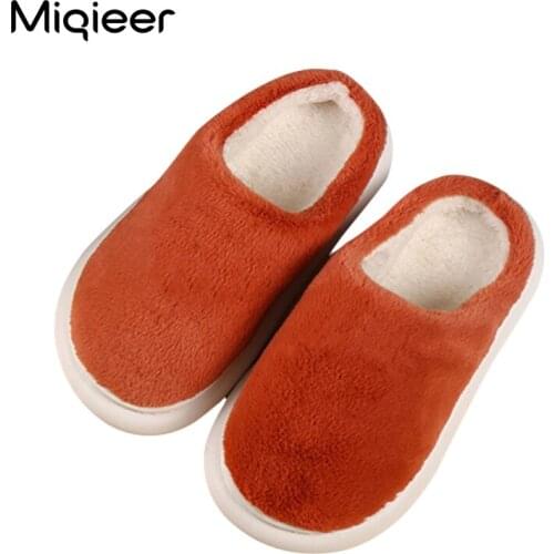 Boys Girls Home Slippers Winter Footwear Children Non Slip Flats Cotton Shoes Kids Thicken Soles Warm Shoes Soft Floor Slippers