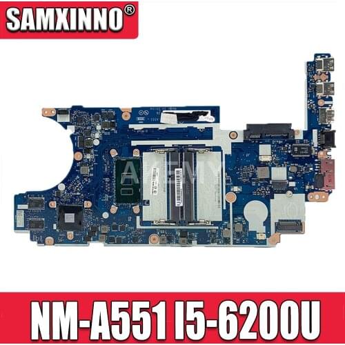 FRU 01EN170 BE460 NM-A551 Mainboard For Lenovo Thinkpad E460 14 inch Laptop motherboard i5-6200U CPU 2gb Graphics