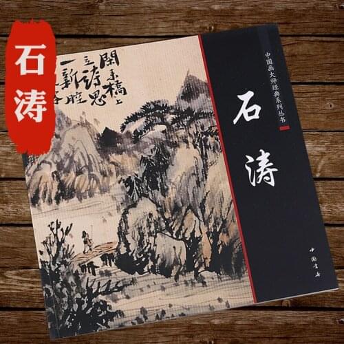 Chinese Brush Ink Painting Calligraphy Sumi-e Album Shi Tao Landscape Xieyi Book