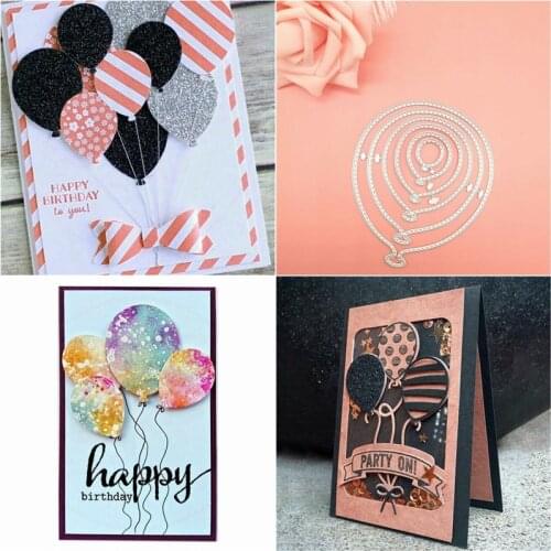 Craft Balloons Metal Cutting Dies Knife Mold Stencil Template Die Cut 6PCS/lot