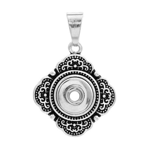 Fashion Vintage Snap Pendant Necklace Fit 12mm Snap Button Jewelry For Girl Women Accessory