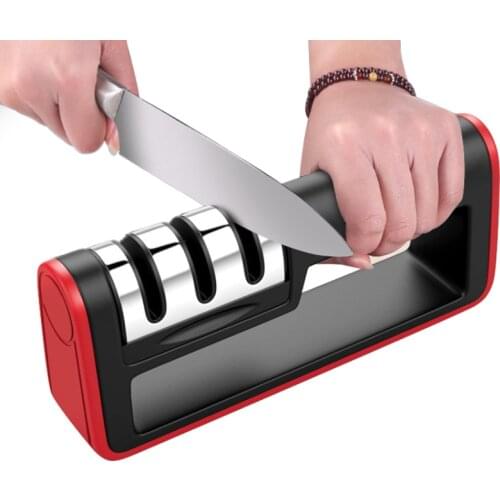 Professional Kitchen Sharpener Grinder Knives Sharpening Stone Tungsten Diamond Ceramic Sharpener Tool Kitchen Accessories