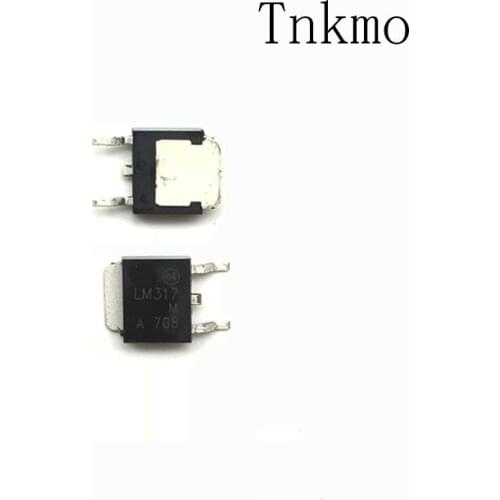 100pcs LM317MDT LM317M MEDIUM CURRENT 1.2 TO 37V ADJUSTABLE VOLTAGE REGULATOR LM317 smd dc-dc