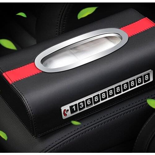 Napkin Car tissue box Internal goods Creative carton extraction Temporary parking card Tissue box