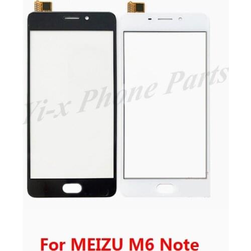 2pcs Touchscreen For Meizu M6 Note Touch screen digitizer panel glass lens sensor repair For Meilan Note 6 Note6 touch panel
