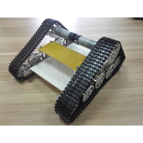 T150 Tank Car Chassis silvey for electronic design contest Wall-e robot car chassis Crawler Intelligent DIY Track RC