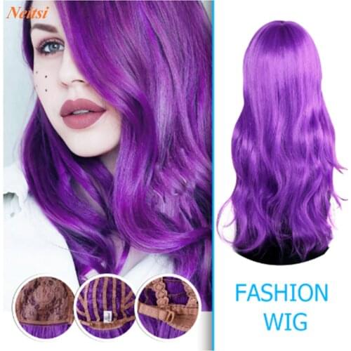 Neitsi 22" 55cm Synthetic Long Curly Wig High Temperature Fiber for Womens Costume Cosplay Party Wig Carnival Events Hairpiece
