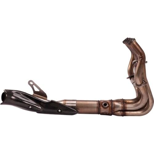 Z900 Motorcycle Exhaut 51mm inlet Decat Race Eliminator Exhaust Remove Catalyst Middle Mid Link Pipe For Kawasaki Z900 2017-2020