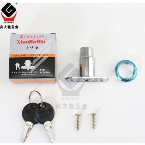 Zinc Alloy Cam Cylinder Locks Door Cabinet Lock Mailbox Drawer Lock With Plastic 2 Keys Furniture Hardware