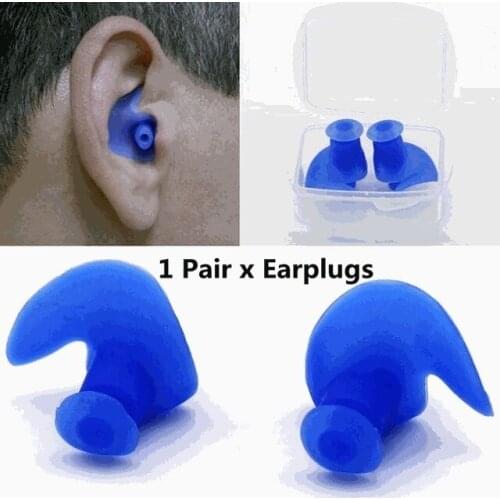 1 Pair Soft EarPlugs Environmental Silicone Waterproof Dust-proof Earplugs Diving Water Sports Swimming Accessories Earplugs