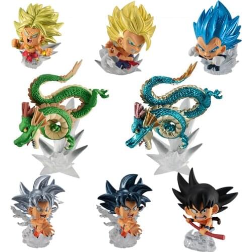 12 Pcs Bandai Dragon Ball Figure Candy Toys Anime Figure Dragon Ball Super Warrior Series 5 Action Toy Figure Toys for Children