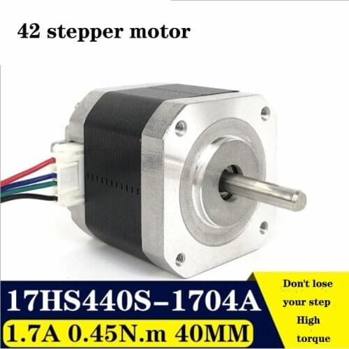 17hs4401s two phase 12V 42 stepper motor 3D printer driving motor engraving machine