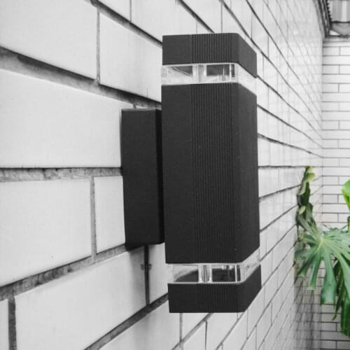 5pcs/lot Warm White White Color LED Waterproof Outdoor Lighting ,outdoor Led Wall Lamp Ac85-260v 8W IP65 ,Aluminum Garden Lamp