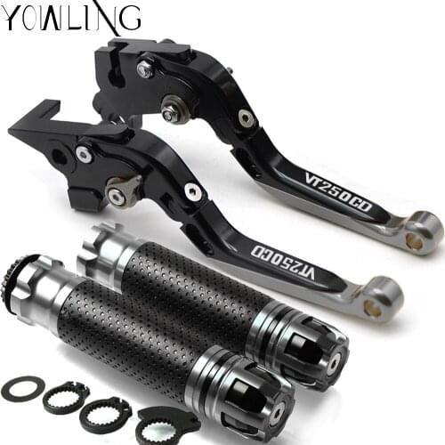 Motorcycle Accessories Brake Clutch Levers Handlebar grip Handle Hand Grips For HONDA VT250 SPADA MC20 1989 1990 1991