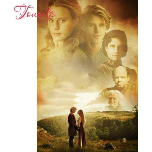 Touoilp diamond embroidery stitch crystal square&round diamond sets decorative 5d diy Movie poster diamond painting mountain