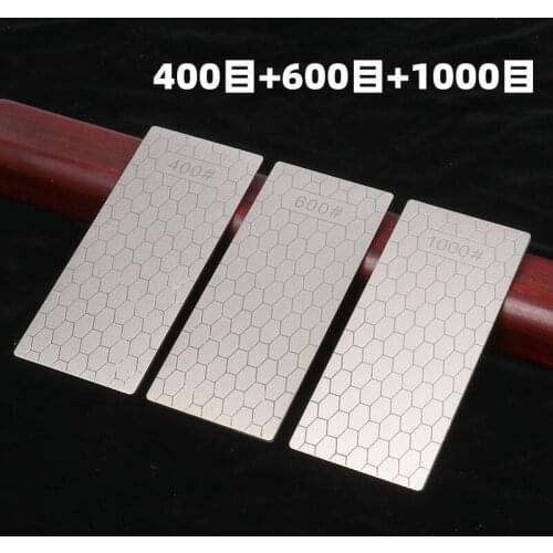 Diamond Knife Sharpening Stone 400 600 1000 Sharpener for knives Ultra-thin Honeycomb Surface Whetstone Grindstone Tool