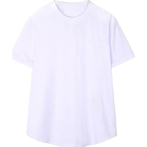 2020 solid color T-shirt cotton casual