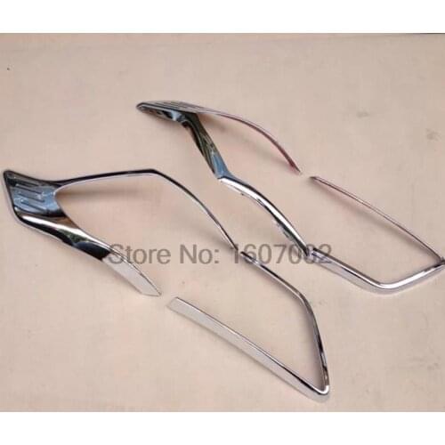 For Hyundai Creta IX25 2015 2016 2017 Rear Tail Lights Cover trim TailLight Lamp Decoration Car-styling Accessories ABS Chrome