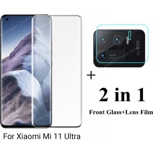 For Xiaomi Mi 11 Ultra Tempered Galss For Xiaomi Mi 11 Ultra 11Ultra Screen Protector Mi11Ultra 5G 6.81" Camera Lens Film Glass