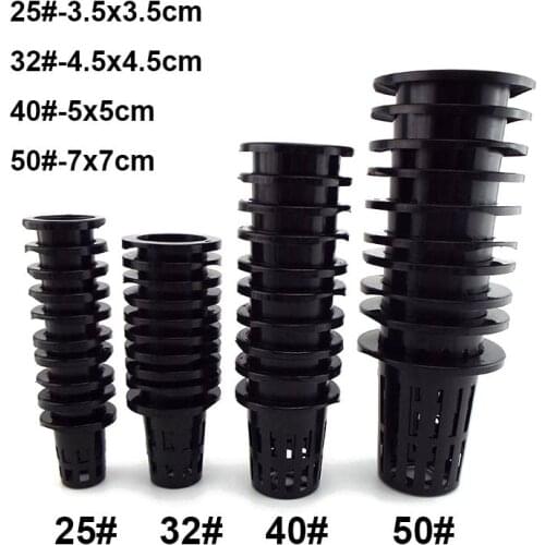 Hydroponic colonization Mesh Pot Net Cup Basket Hydroponic Planting Grow Clone Gardening Nursery Plant Pots 10pcs