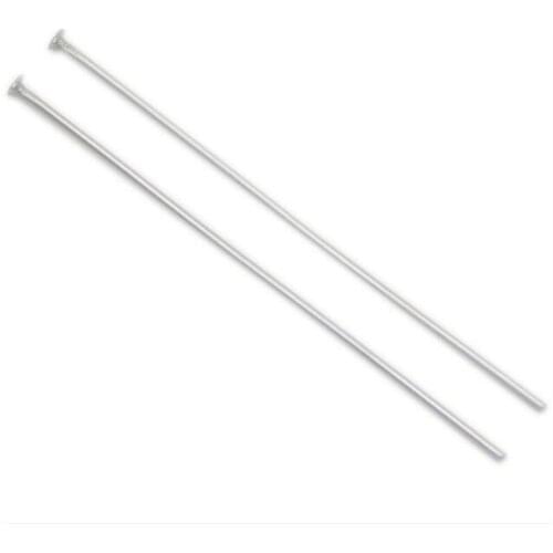 100pcs 16/20/30/40mm Length Stainless Steel Flat Head Pin Needles for DIY Earrings Necklaces Bracelets Jewelry Making
