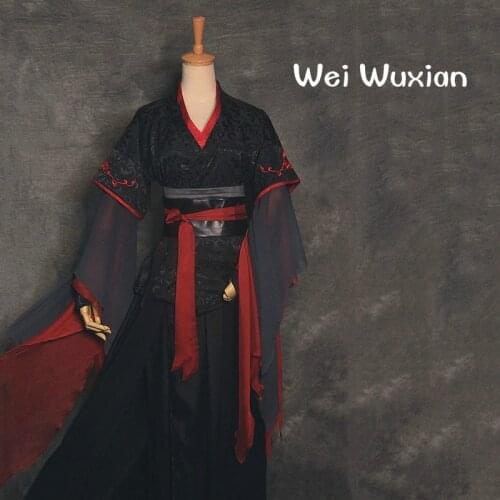 Anime Grandmaster Of Demonic Cultivation Clothing Cosplay Chinese Style Mo Dao Zu Shi Wei Wuxian Costume Exquisite Embroidery
