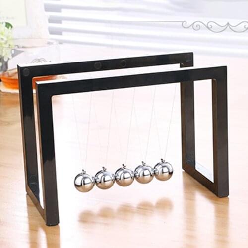 Newtons Cradle Pendulum Balance Ball Physical Experiment Educational Toy School Teaching Supplies Gift Desk Toy Home Decoration
