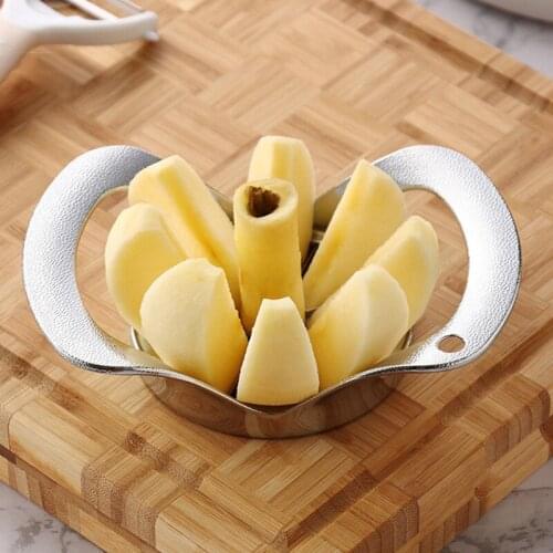 Kitchen Gadgets Stainless Steel Apple Cutter Slicer Vegetable Fruit Tools Kitchen Accessories Apple Easy Cut Slicer Cutter