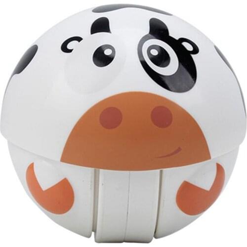 Cartoon Animal Hand Grip Shake Ball Baby Rattle Bell Tumbler Developmental Toy