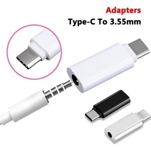 New Type C to 3.5mm Jack Earphone Audio Aux Cable For Samsung Galaxy S20 XiaoMi Huawei Type C to 3.55mm wired Headphones Adapter