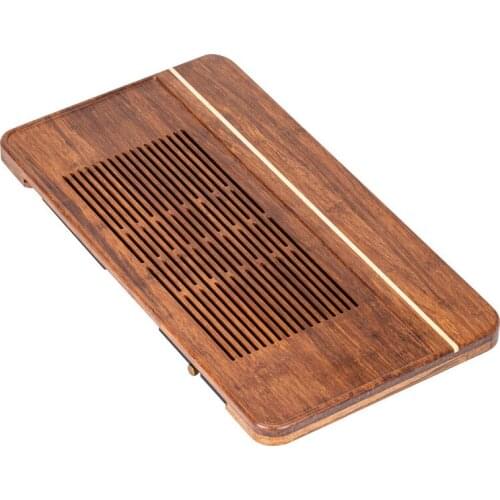 Solid Chinese Wooden Tea Tray Table Decoration Serving Decorative Tea Tray Drain Ceremony Set Plateau Bois Serving Trays DL60CP