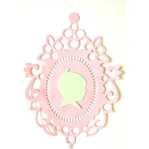 DIY Scrapbooking Albums Dies Set Embossing Template Decorative Metal Crafts Mirror Dies Cut Frame Template Dies Set