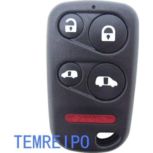 5pcs/lot Smart Remote Car Key Housing No Chip Fob for Honda Remote Accord Fit Civiv Fit CRV XRV Jade 4+1Button Remote Key Shell