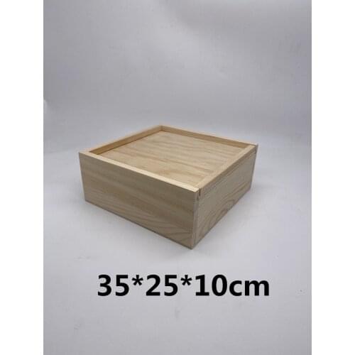 Pull-out wooden box Wedding accompaniment gift wooden box Wine packaging wooden box