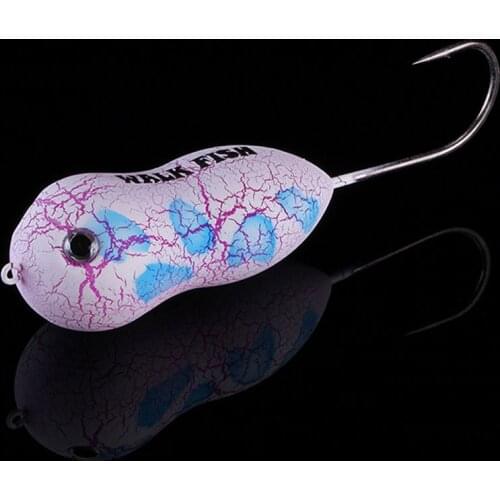 WALK FISH Croatian Egg Crankbait 65mm 10.5g Popper Topwater Bionic Hard Bait 3D Eyes Lure Popper leurre Artificial Lures