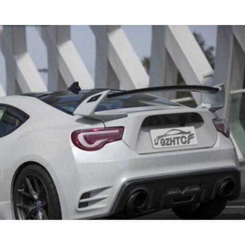 ABS +Carbon Fiber Car Rear Wing Trunk Lip Spoilers For Subaru BRZ For TOYOTA GT86 2012 2013 2014 2015 2016 2017 2018