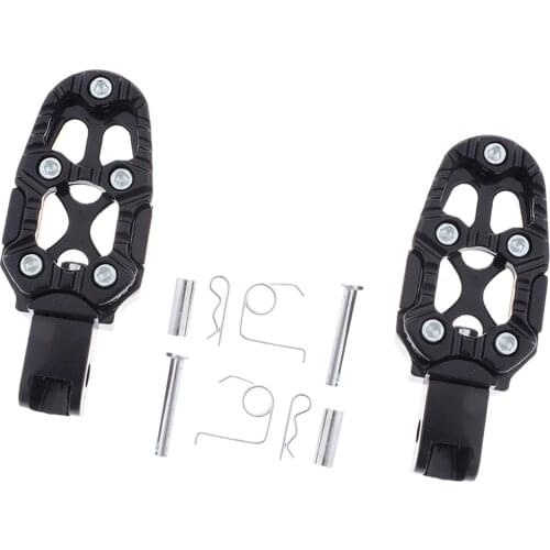 Motorcycle Racing Parts Rider Aluminum Footrests Passenger Rests Foot Pegs Pedal Cylindrical Point Pedal