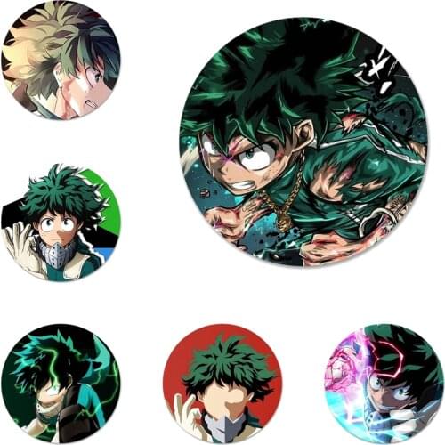 58mm Boku No Hero Academia Icons Pins Badge Decoration Brooches Metal Badges For Backpack Decoration
