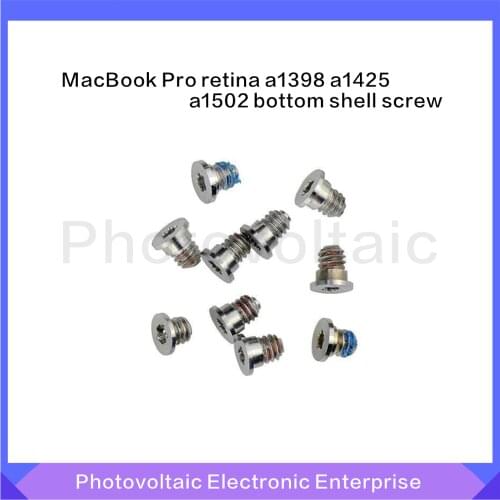 10sets/lot With tools Bottom Screws set For Macbook Pro Retina A1502 A1425 A1398 Bottom Screw 2012-2015 Years