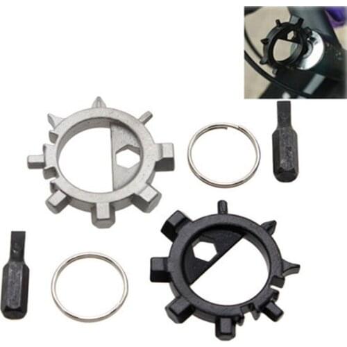 2021 Stainless Steel Bicycle Repair Tools 12 in 1 Multifunctional Bottle Opener Screwdriver Portable Cycling Parts dropshipping