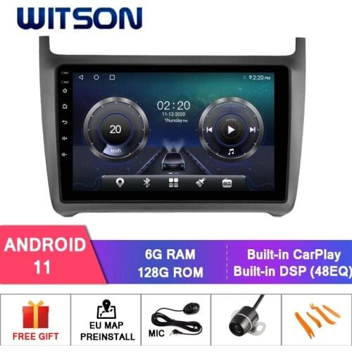 WITSON 9'' BIG SCREEN Android 10.0 Quad core 4GB RAM CAR RADIO FOR VOLKSWAGEN POLO 2012-2012+1024x600 HD+DVR/WIFI+MirrorLink