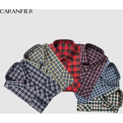 Мужские сорочки CARANFIER China At AliExpress