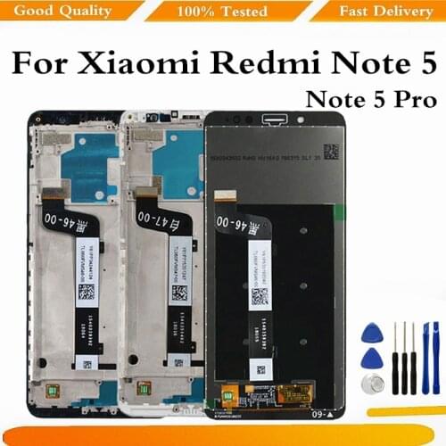AAA Quality LCD With Frame For Xiaomi Redmi Note 5 Pro LCD Display Screen Replacement For Redmi Note 5 Display Screen