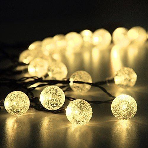 4.8M 20LED solar Power string lights, for Garden chrismas Patio,Wedding,Party,bedroom Outdoor decor 4colors available