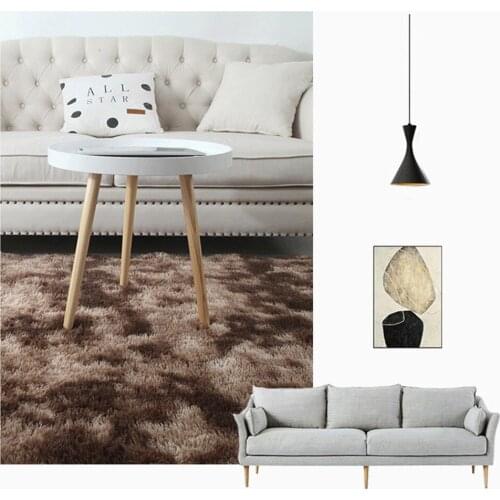 Living Room Plush Carpet Soft Fluffy Carpet Home Decoration Fluffy Carpets Bedroom Sofa Coffee Table Floor Mat Cloakroom Carpet