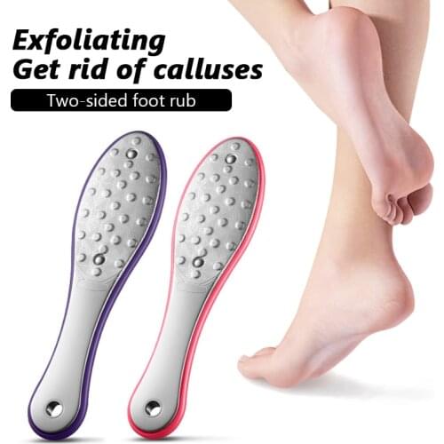 Pedicure Foot Care Tools Foot File Rasps Callus Dead Skin Remover Professional Stainless Steel Double Sides Files Lose weight