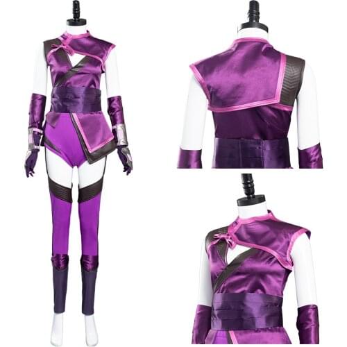 Anime Mortal Kombat 11-Mileena Cosplay Costume Halloween Carnival Suit