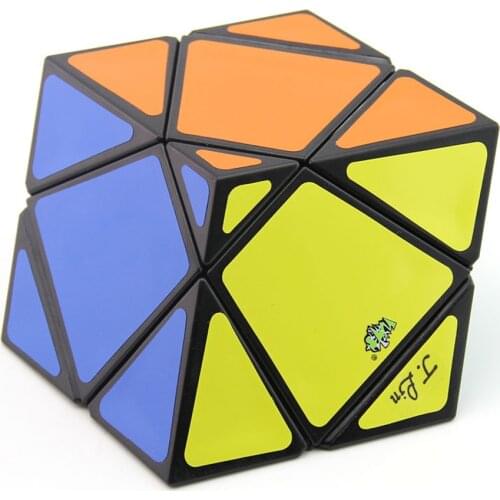 LanLan big Skewb Squished Cube LL J Lin Magic Puzzles Cubes Stickers Professional Educational Twist Wisdom Toys Game