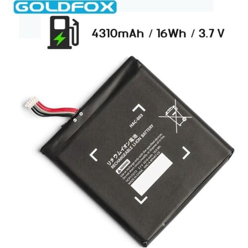 4310mAh HAC-003 Battery for Nintend Nitendo Switch Console Replacement Charger Battery Repair Part Rechargeable Li-ion Batteries