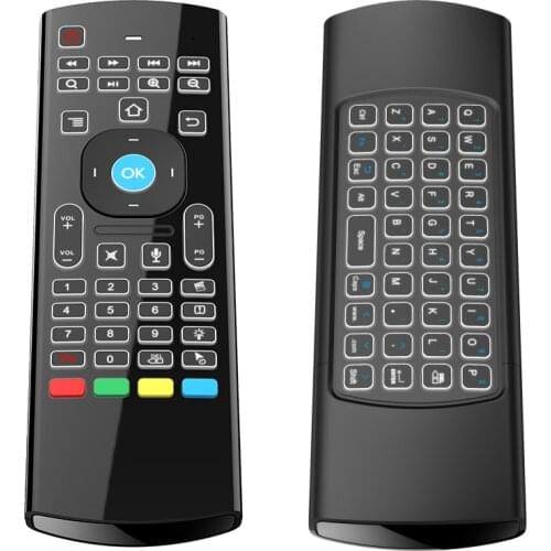 MX3 Mini Air Mouse 2.4G Wireless Smart Voice IR Learning Keyboard Mini Remote Control for Android TV Box PC X96 VS MX3L